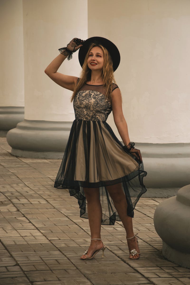 Cap-Sleeve Sheath Dress