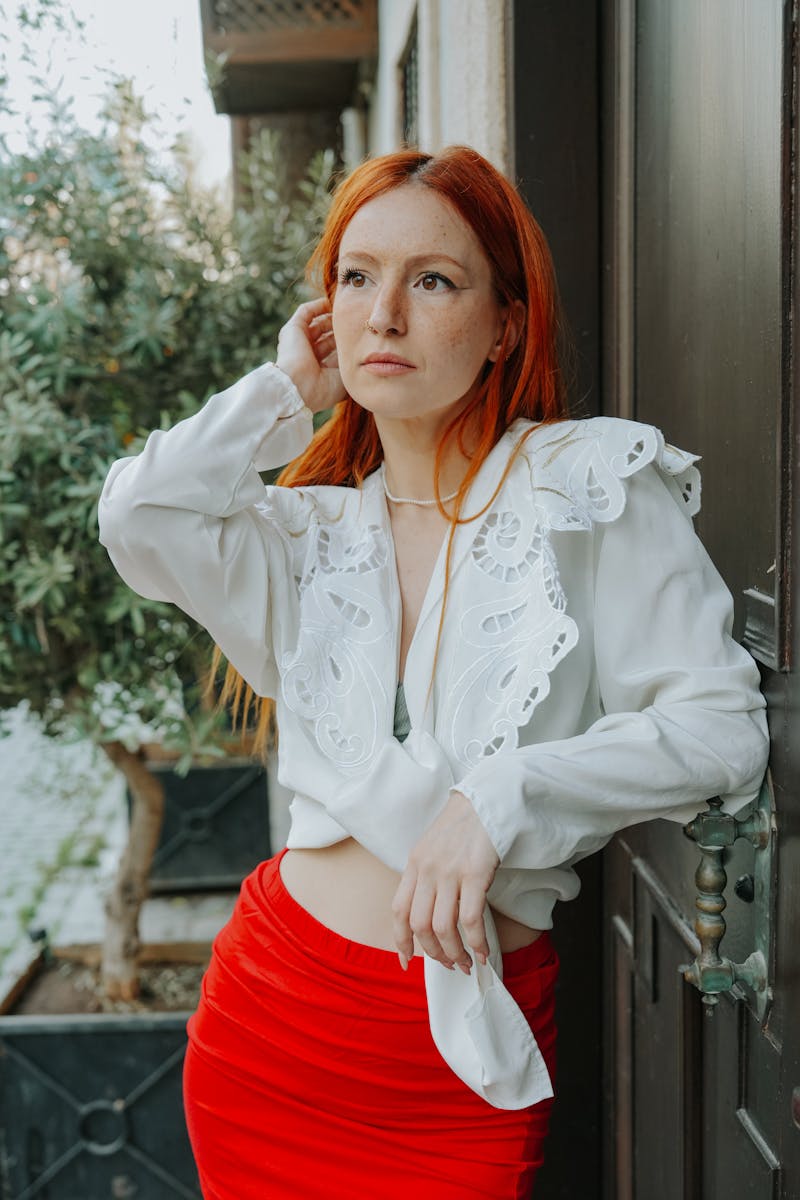 Draped Jersey Top
