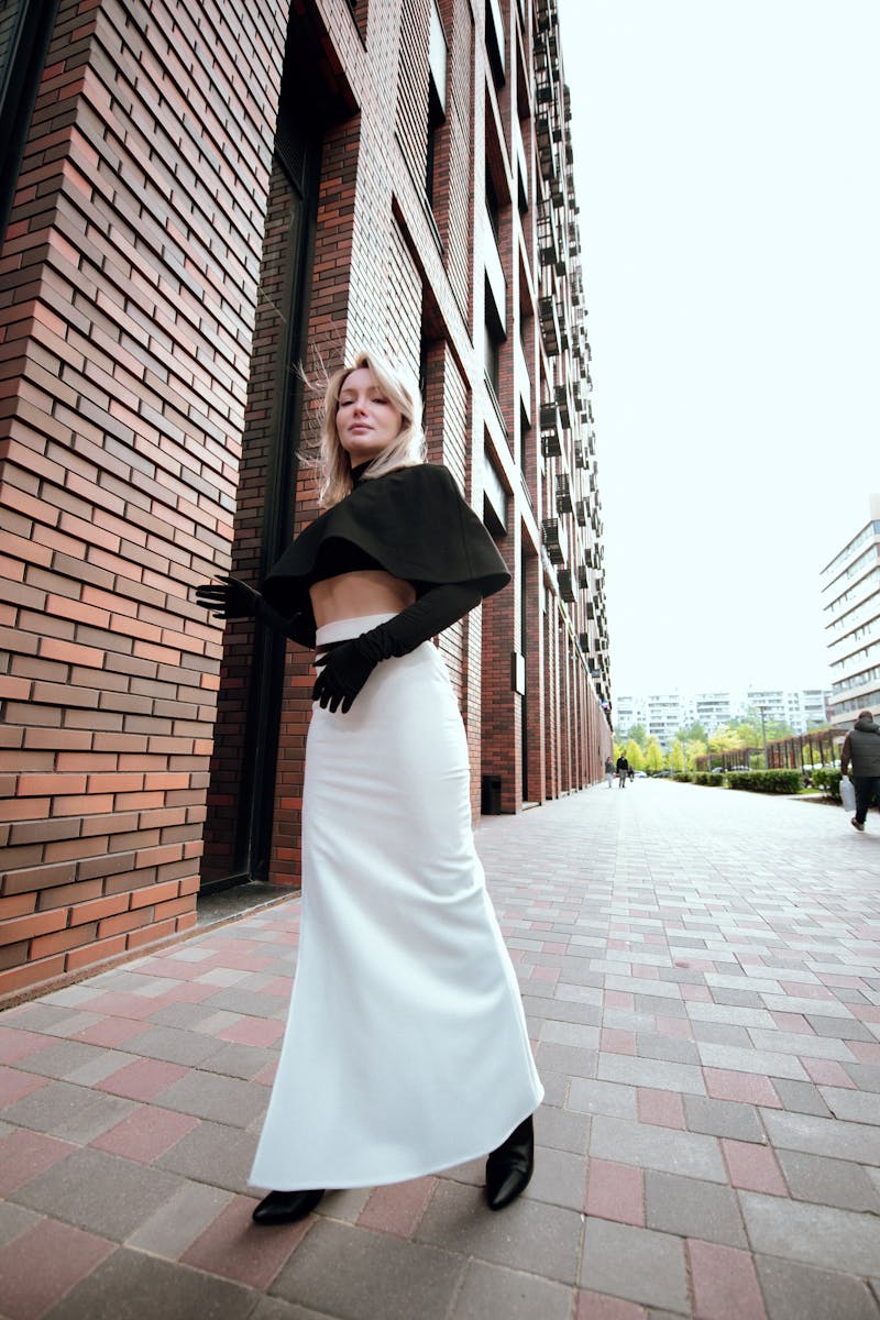 Pleated Midi Skirt