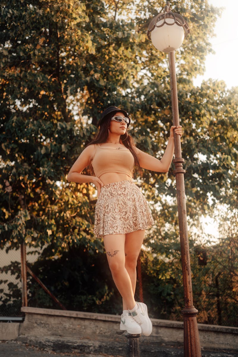 Denim Mini Skirt