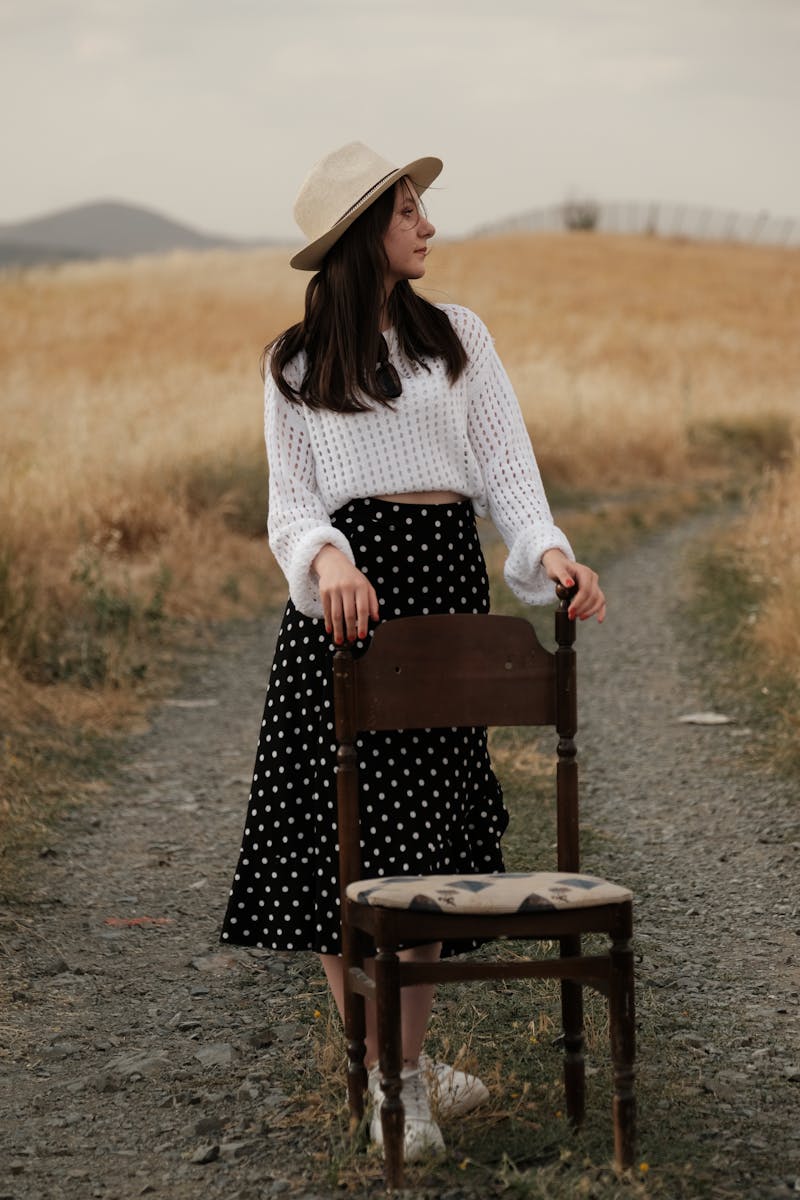 A-Line Cotton Skirt