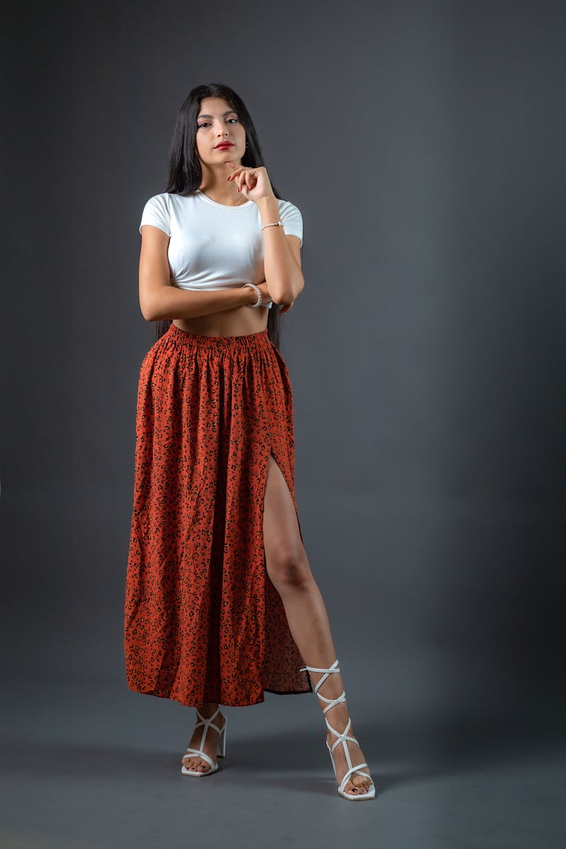 A-Line Cotton Skirt