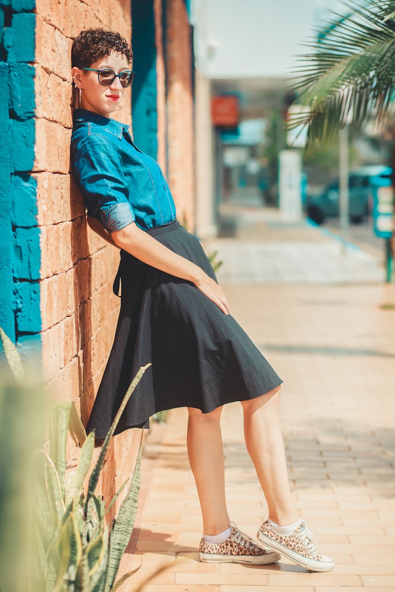 Knife-Pleat Skirt