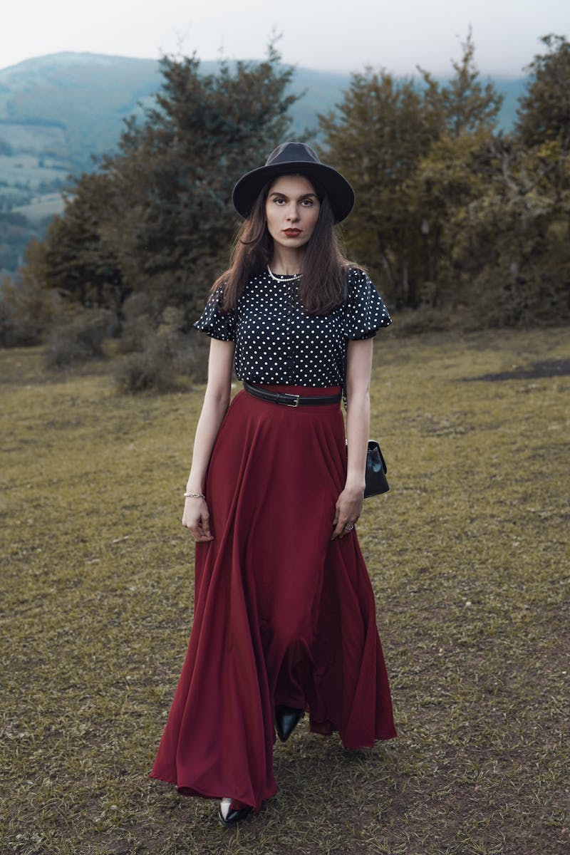 Knife-Pleat Skirt