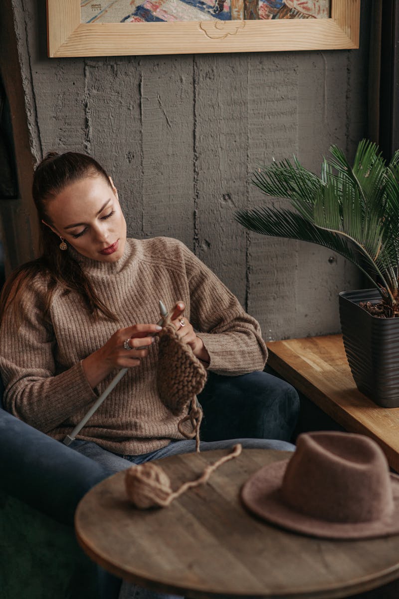 Boucle Knit Top