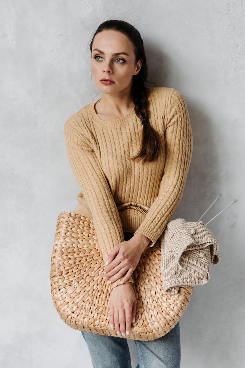 Boucle Knit Top